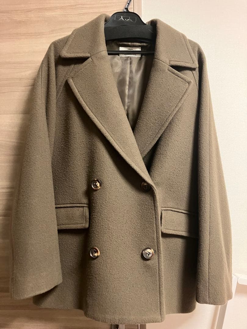 尾州ウールショートPコート