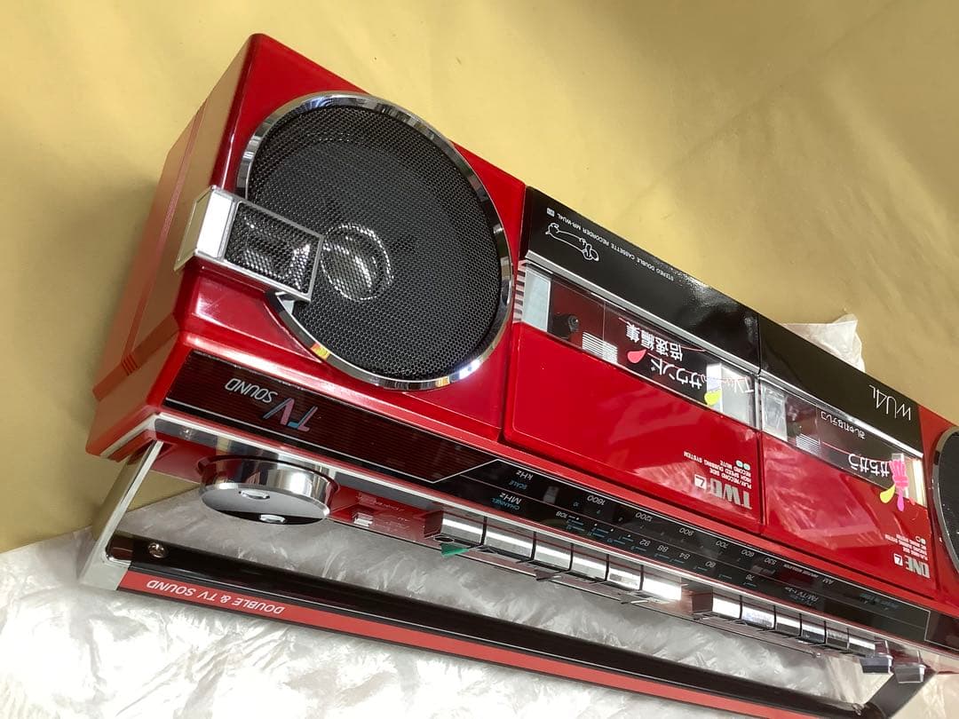 サンヨー おしゃれなテレコダブル MR-WU4L 80年代　未使用