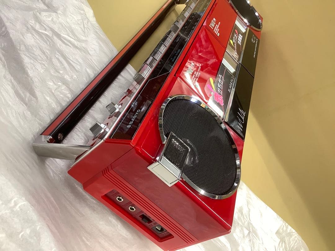 サンヨー おしゃれなテレコダブル MR-WU4L 80年代　未使用