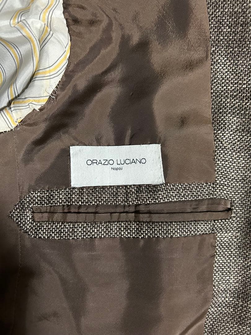 ORAZIO LUCIANO テーラードジャケット　ブラウン　44