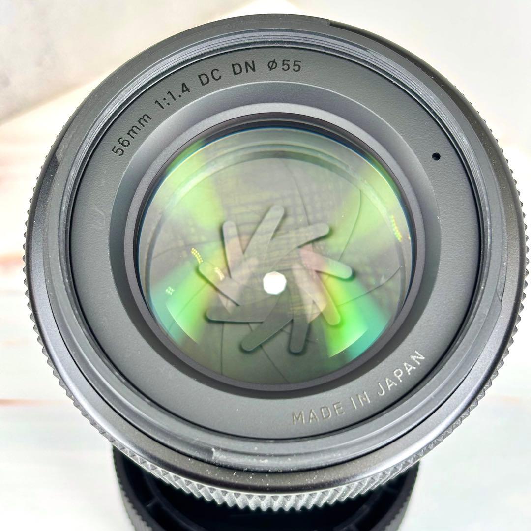 【ほぼ新品】シグマ56mm F1.4 DC DN マイクロフォーサーズ用レンズ