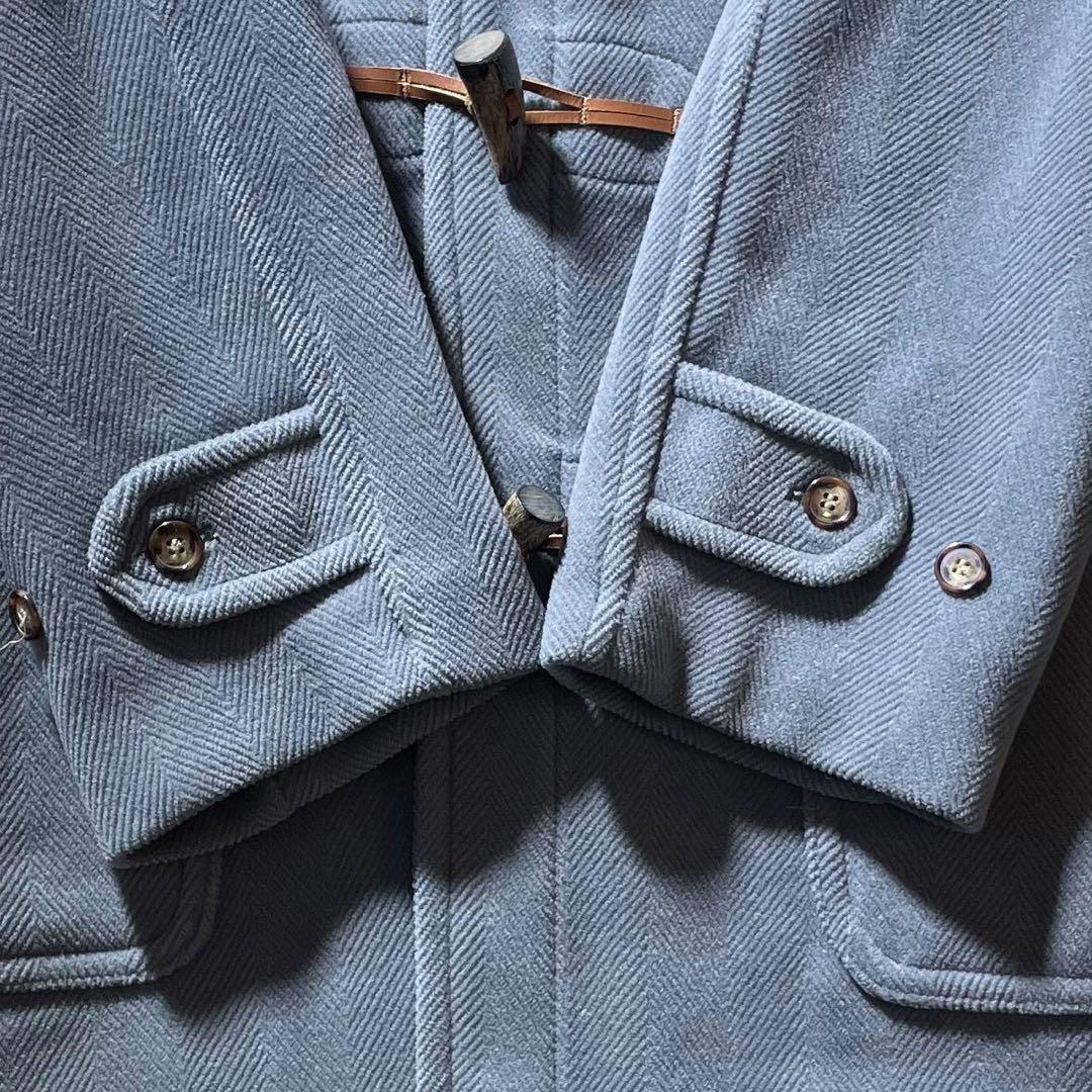 ✨美品・希少✨ グローバーオール ダッフルコート キングストン ヘリンボーン L