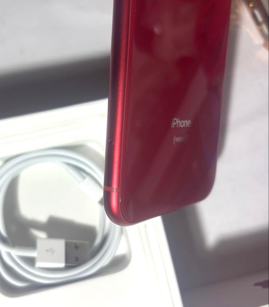 ラーゆ様　美品 iPhone XR 本体　128GB レッド　おまけ付き