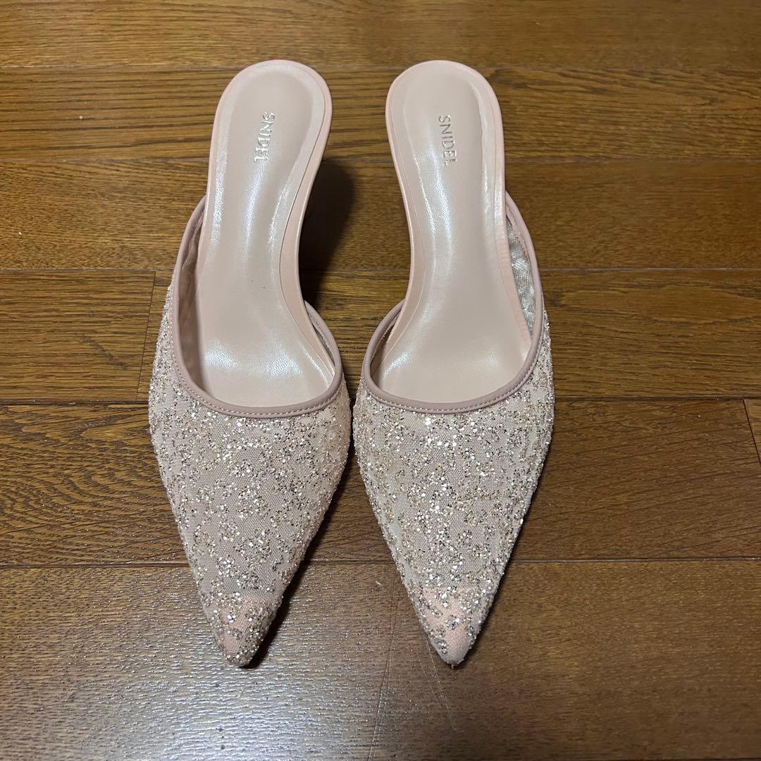 SNIDEL バリエシースルーミュール