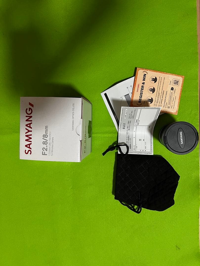 SAMYANG F2.8/8mm 魚眼レンズ E mount