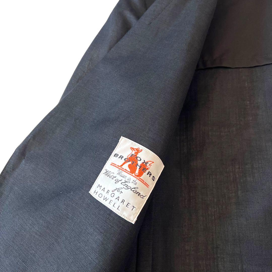 美品 マーガレットハウエル FOX BROTHERS リネン ウール ジャケット