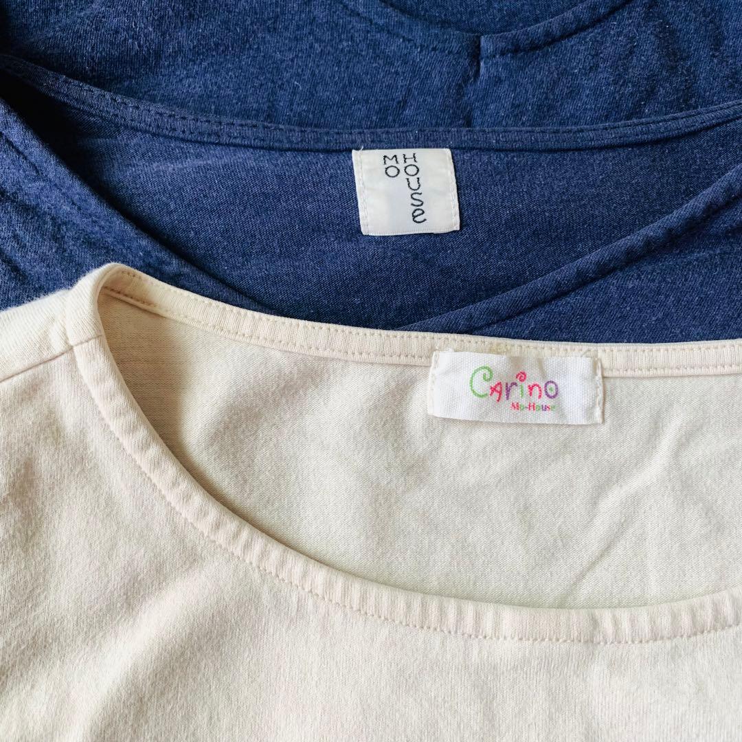 モーハウス　カットソー　Tシャツ　マタニティ　授乳服　Carino