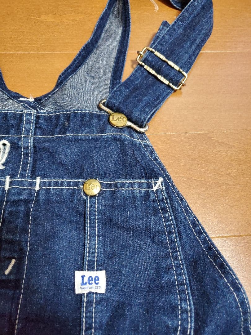 Lee デニムオーバーオール 25年から30年前の物