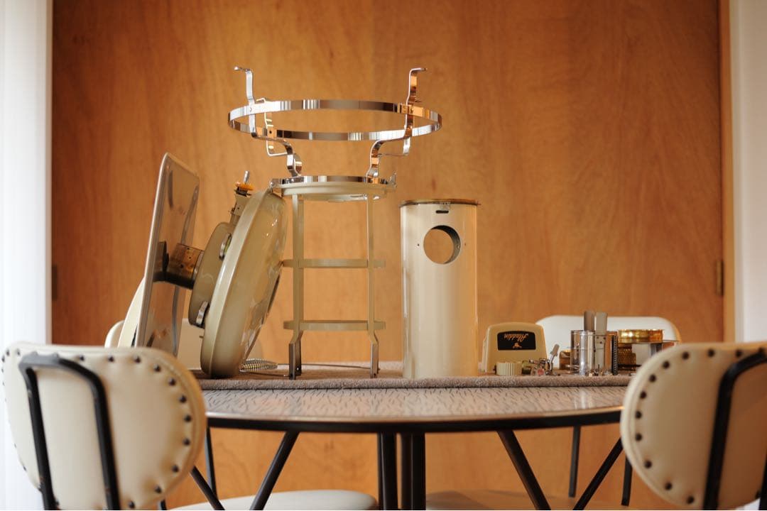 超特選品 新品以上 超希少ブロンズロゴ ステンレスタンク アラジン ストーブ