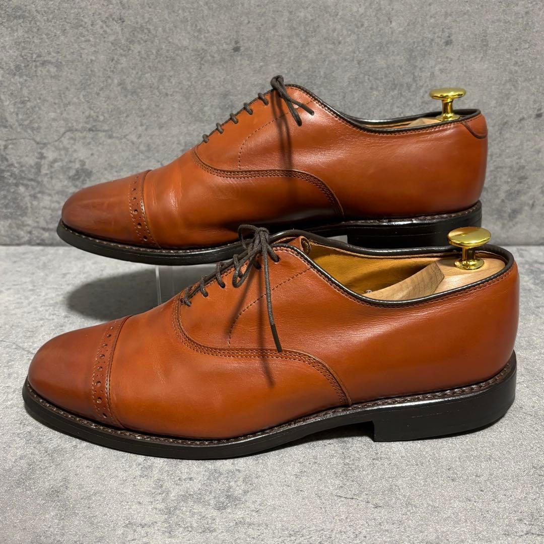 極美品　アレンエドモンズ　ドレスシューズ Byron ブラウン　本革　2042