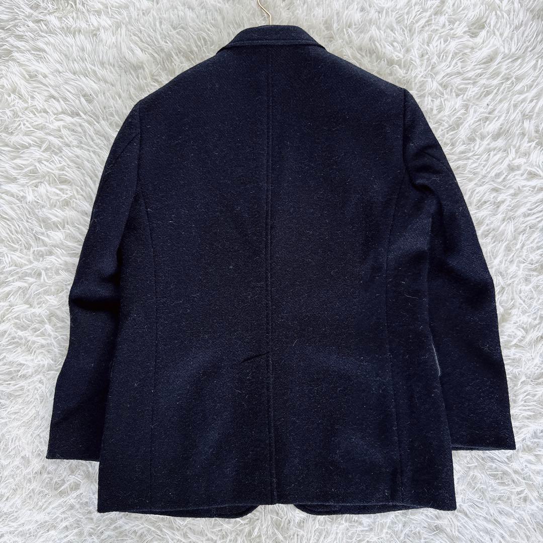 【エディーバウアー】Harris Tweed ジャケット ネイビー Sサイズ