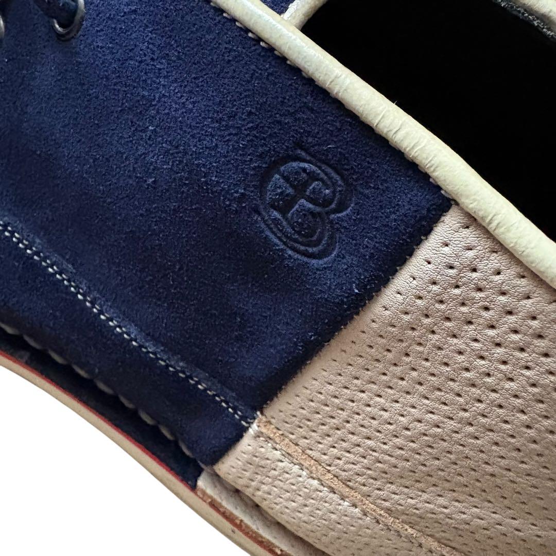 LANVIN en Bleu/ネイビー ハイカット/スウェードシューズ