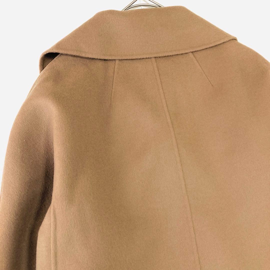 美品✨️サイズ44 マックスマーラ クチートアマーノピーコート キャメルカラー