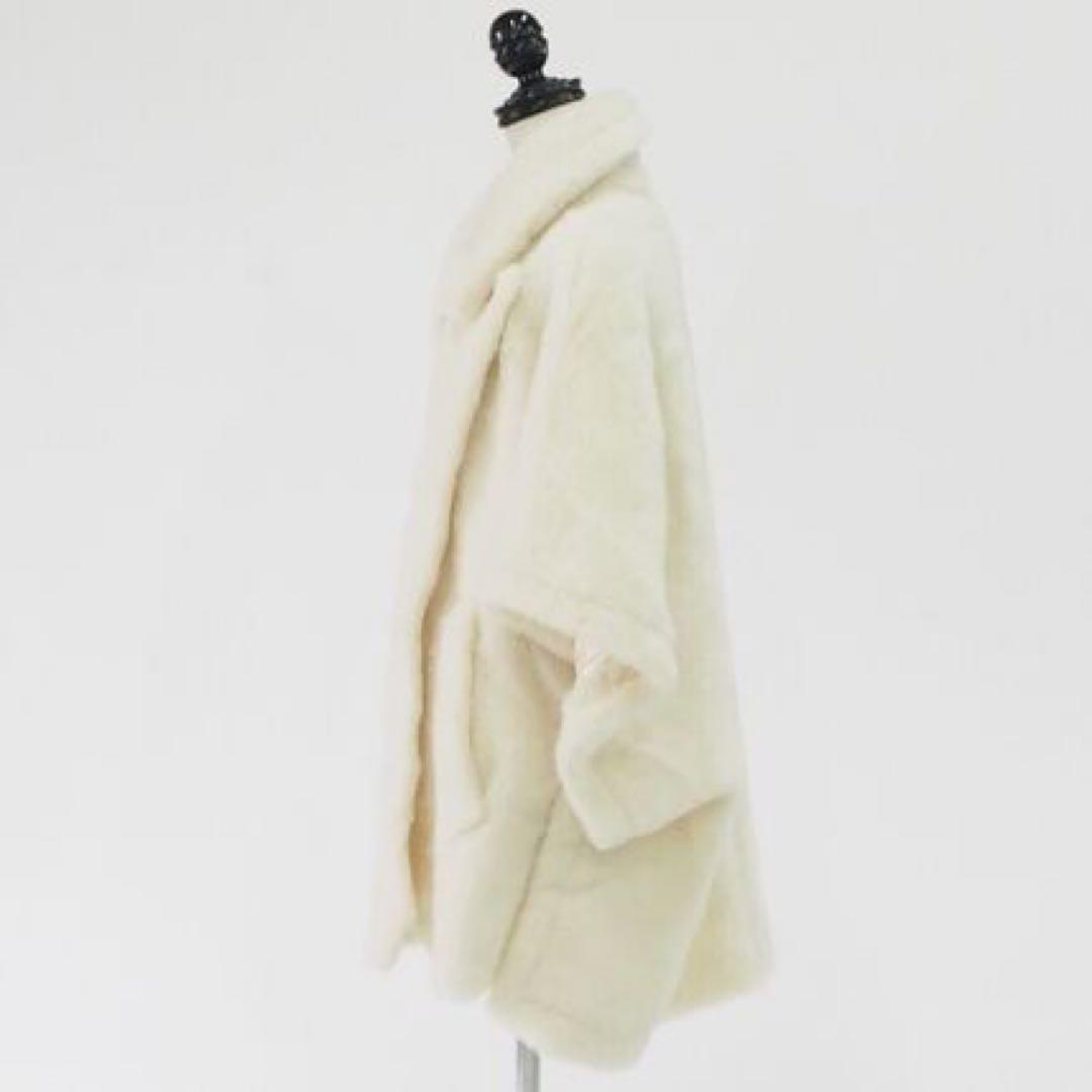 【新品】MAXMARA TEBE ケープ　ポンチョ　ホワイト