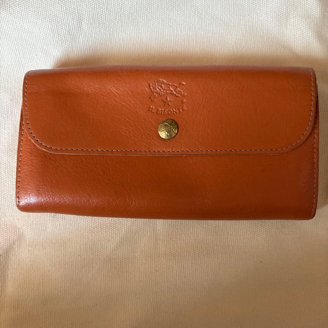 IL BISONTE 長財布 ブラウン レザー