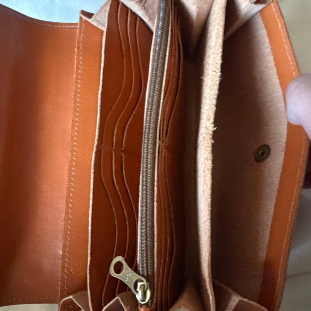 IL BISONTE 長財布 ブラウン レザー