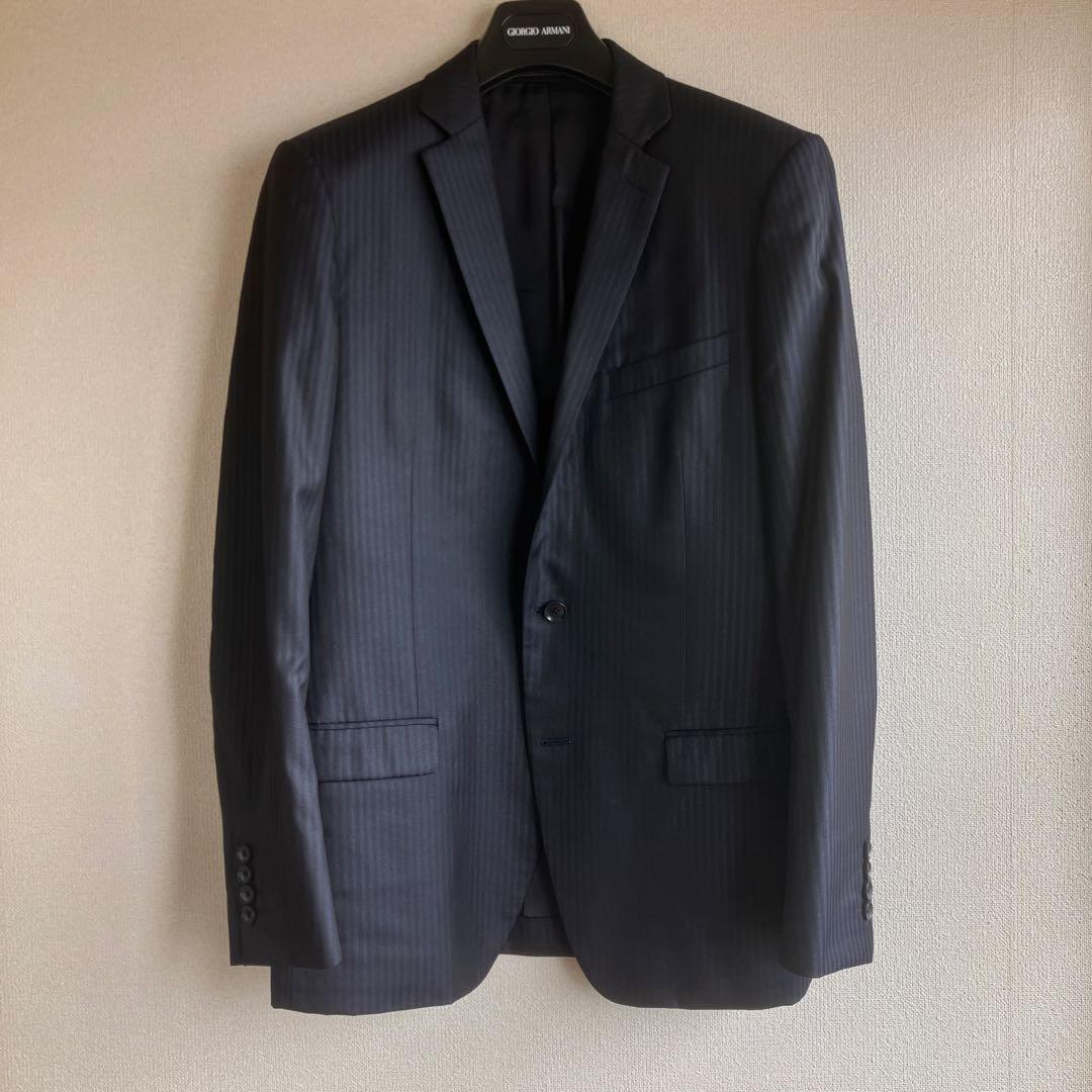 カルバンクライン ビジネススーツ ネイビー シャドーストライプ 上下セット