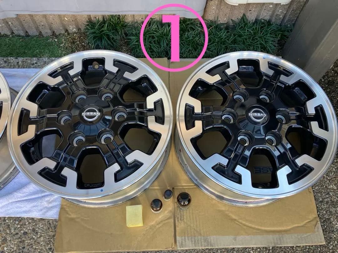 送料込み！現行キャラバンNV350純正ホイール1本 ガラスコート済み