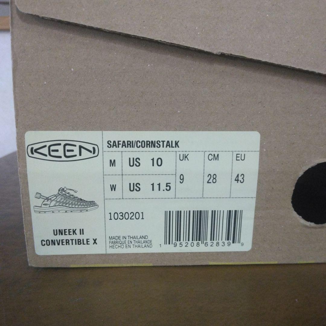 ★【国内正規品・新品】KEEN　UNEEK II CONVERTIBLE　28㎝
