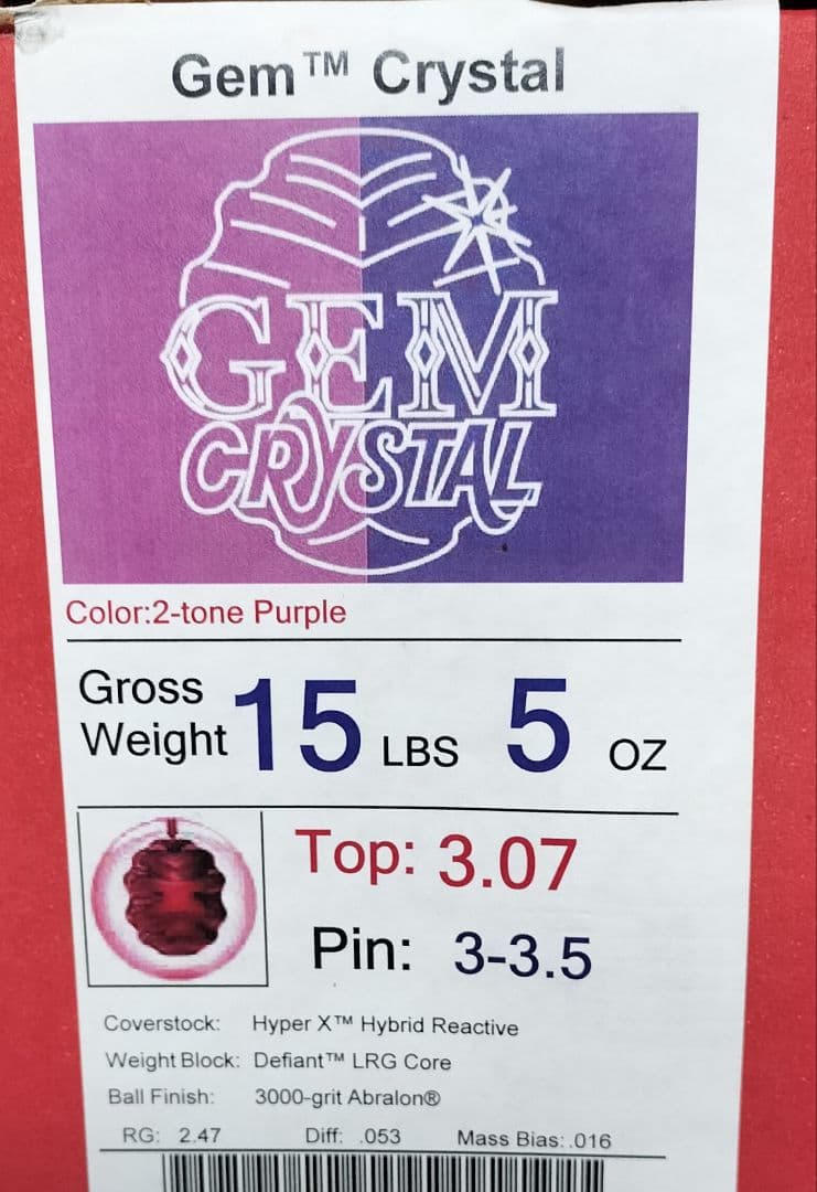 未使用　ロトグリップ　ジェム・クリスタル　15ポンド