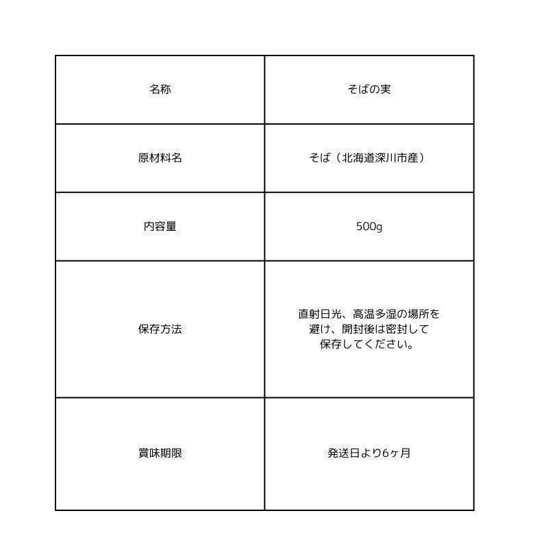 ますめ様 そばの実 国産 5kg 北海道 深川市多度志 雑穀 ガレット