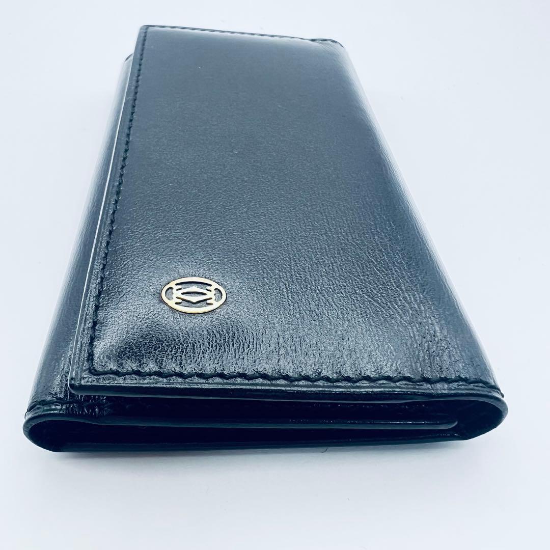 未使用品　カルティエ　パシャ　6連　キーケース　黒　ブラック　レザー