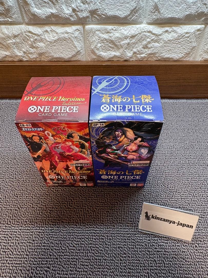ワンピーカードヒロインズエディション 蒼海の七搩 各1BOX テープ付き 未開封