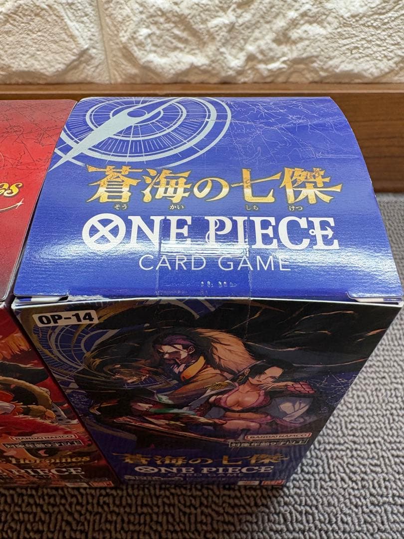 ワンピーカードヒロインズエディション 蒼海の七搩 各1BOX テープ付き 未開封