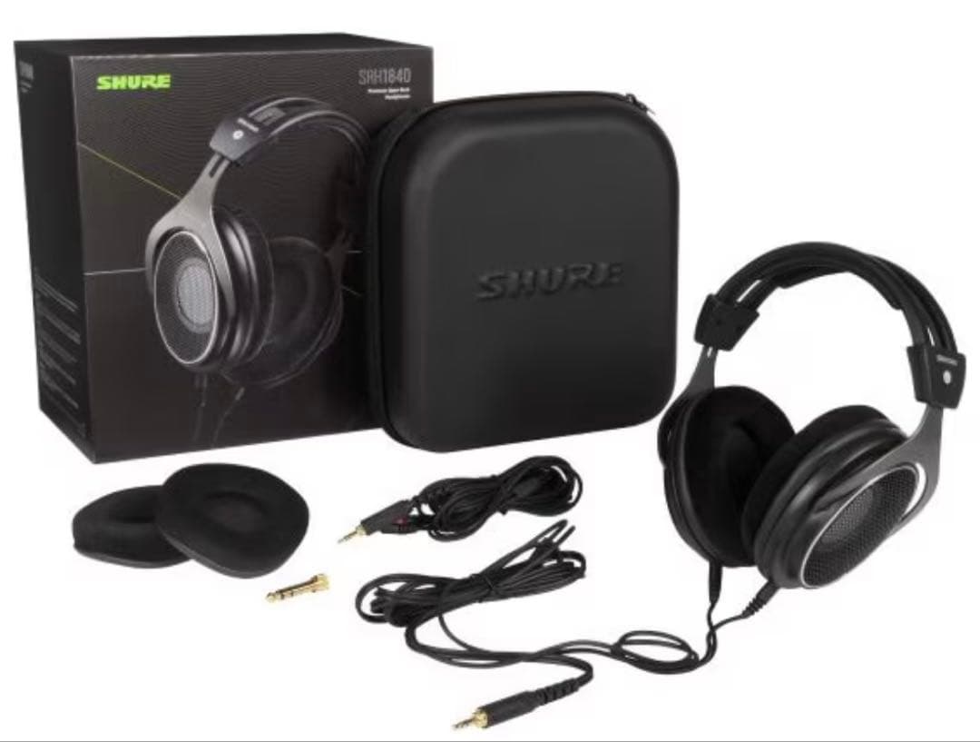 SHURE ( シュア )SRH1840-BK 開放型モニターヘッドホン