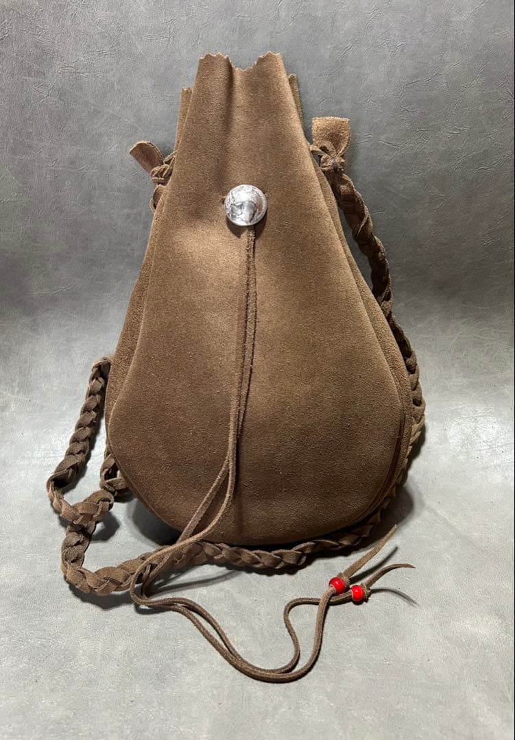 レザーショルダーバッグ※コンチョ、ビーズ無し