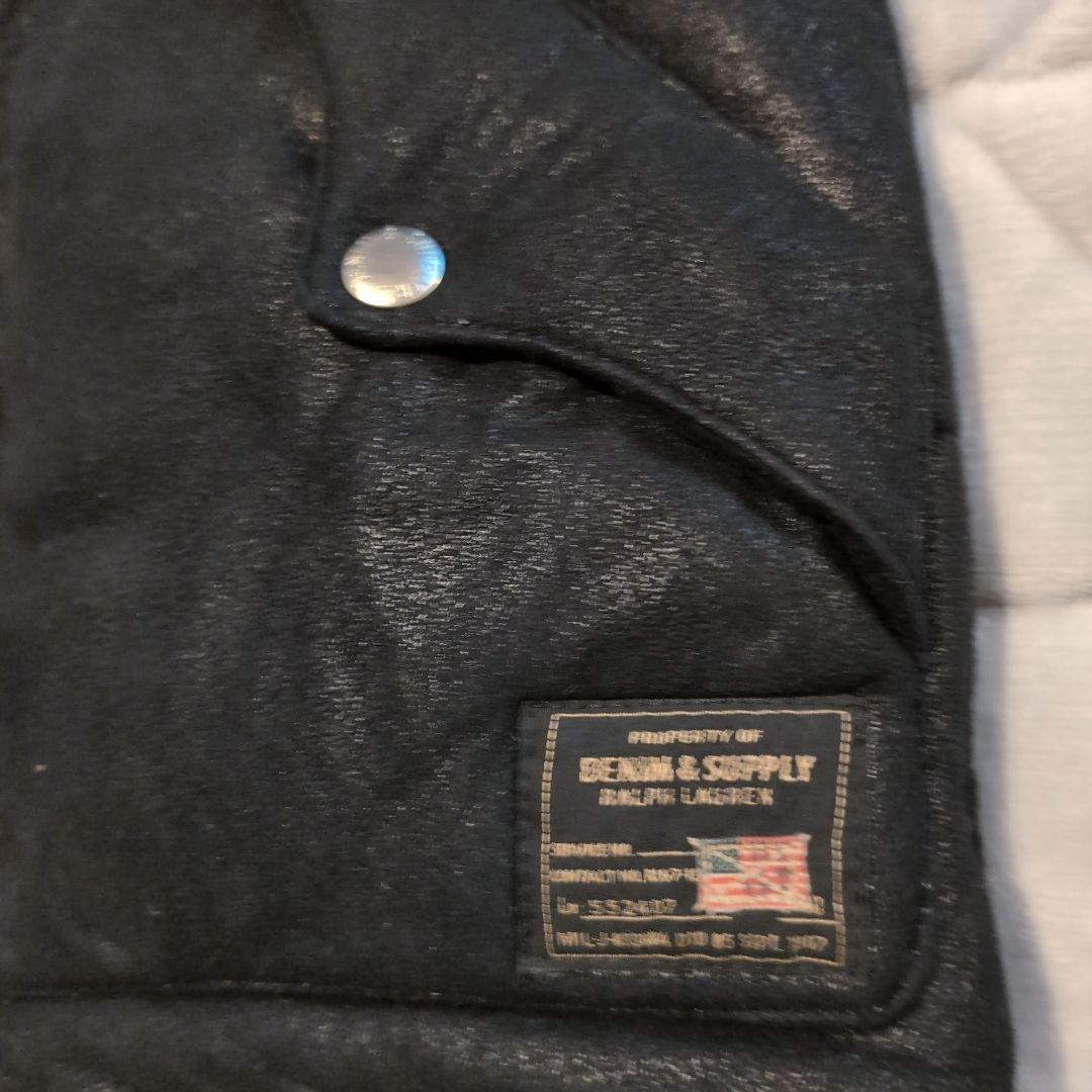 DENIM&SUPPLY デニムアンドサプライ ダウンベスト XS-S艶黒系