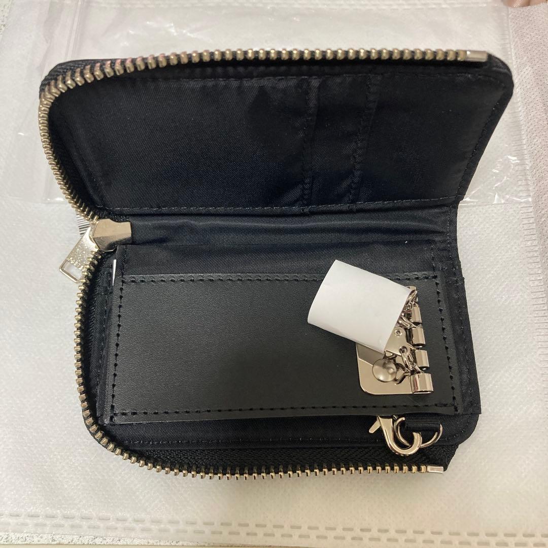 PORTER ブラック ジッパー式キーケース