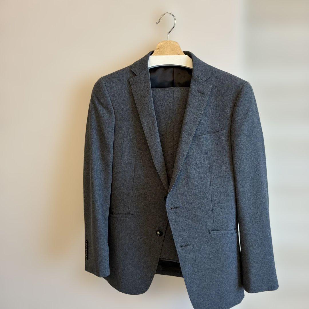 SUIT SELECT スーツY4 （ネイビー[半年使用]、グレー[未使用]）
