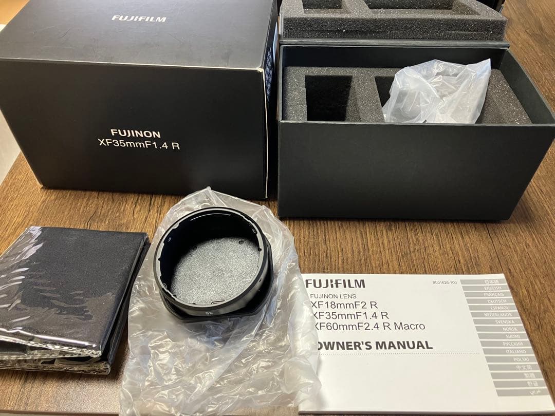 FUJI FILM XF 35mm f/1.4 単焦点レンズ