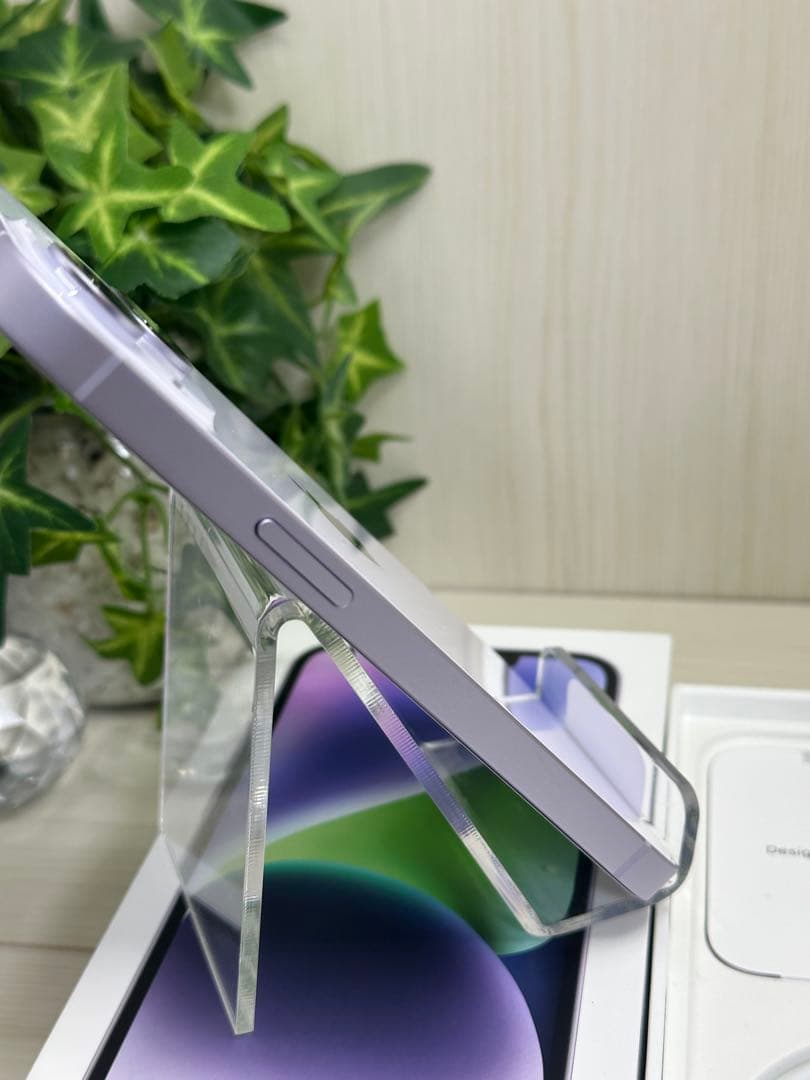 ✅✨新品級・100％✨iPhone 14 128GB❣️パープル