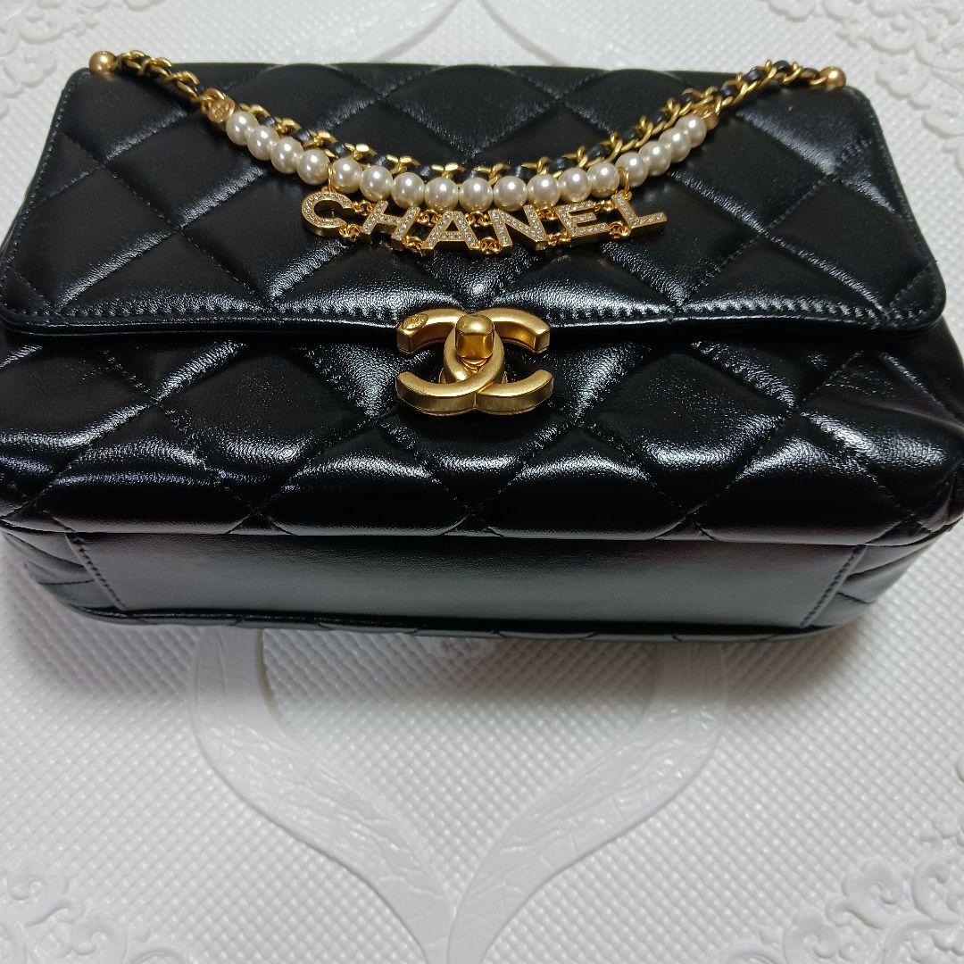 シャネルノベルティバッグ　チェーンショルダー　ブラック