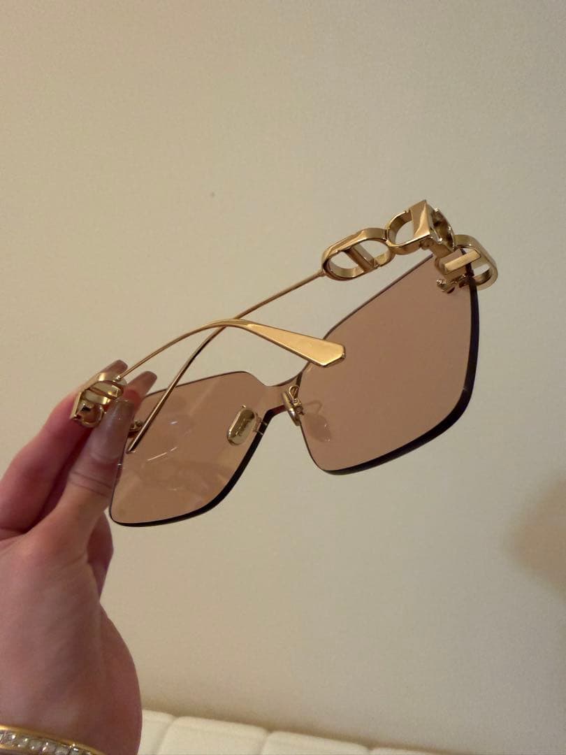 Christian Dior 薄ピンク　サングラス