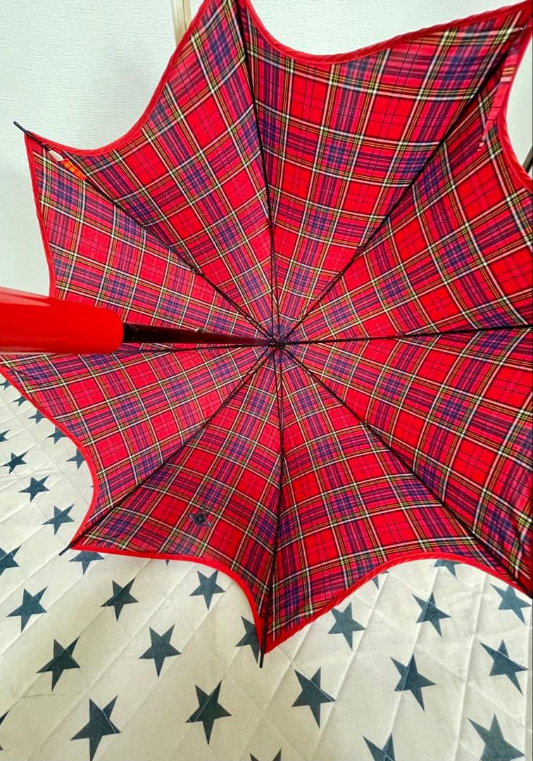 【レア】♡ヴィヴィアンウエストウッド♡長傘　マックマラタータンチェック柄