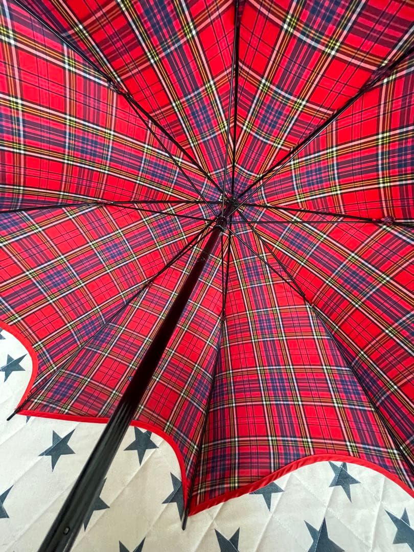 【レア】♡ヴィヴィアンウエストウッド♡長傘　マックマラタータンチェック柄