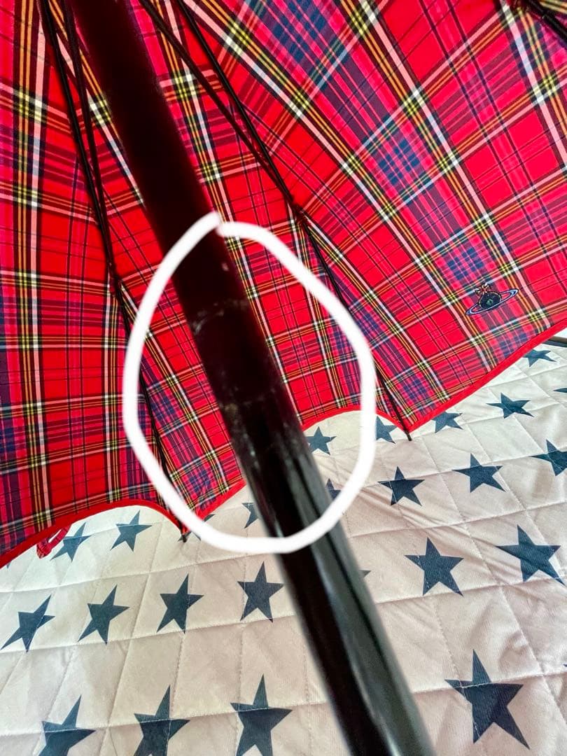 【レア】♡ヴィヴィアンウエストウッド♡長傘　マックマラタータンチェック柄