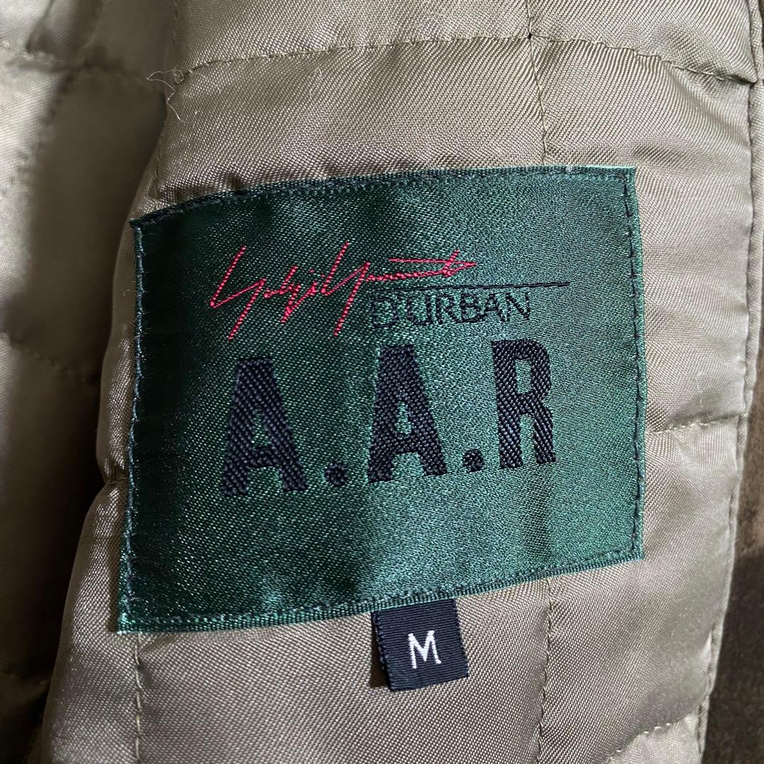 希少♡A.A.R ヨウジヤマモト レザースエードカバーオールコート キルティング