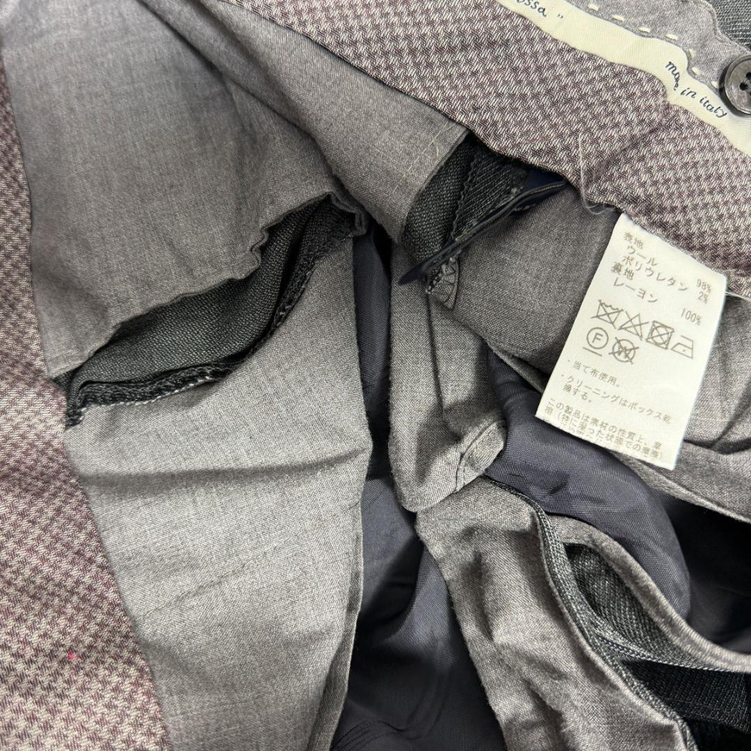 J5224 美品 ジェルマーノ ツイル2Pサイドアジャスタースラックス 48