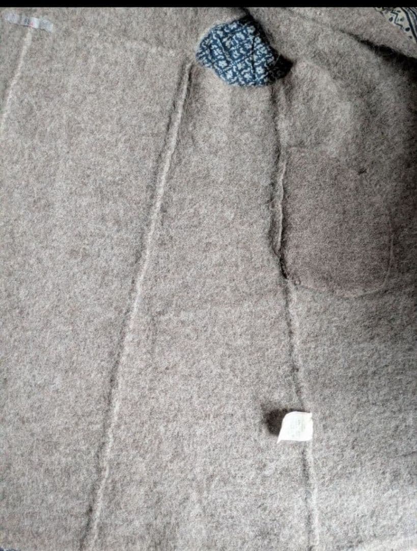 45R ウールアルパカ縮絨 ニットベスト