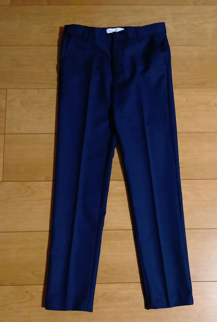 zara 150 スーツ☆男の子 卒業式 濃いネイビー 細身シルエット