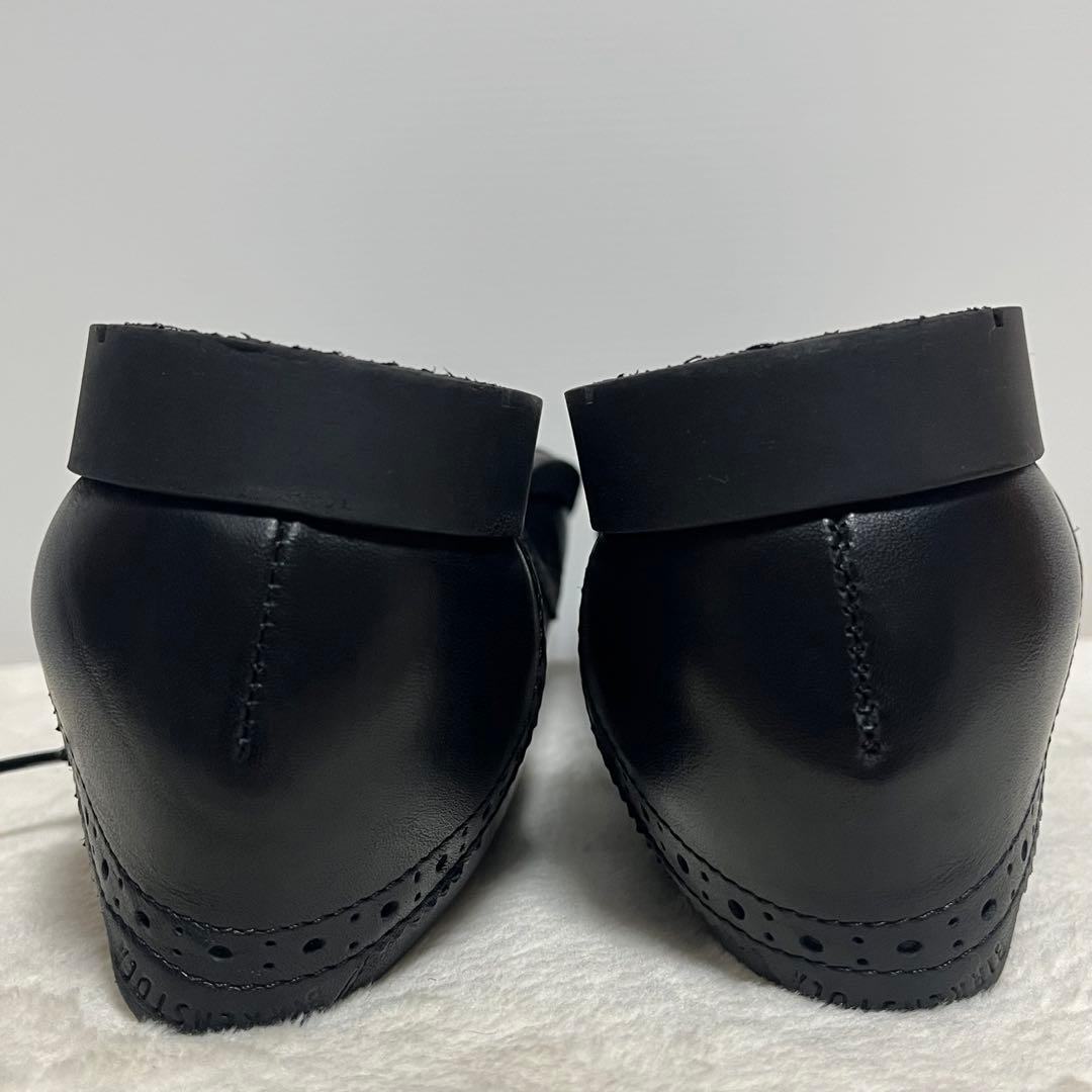 【美品】ビルケンシュトック ララミーロー　レースアップシューズ　ブラック　革靴