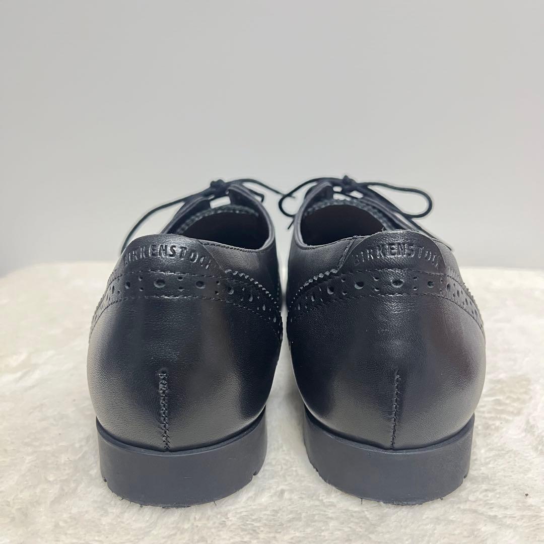 【美品】ビルケンシュトック ララミーロー　レースアップシューズ　ブラック　革靴
