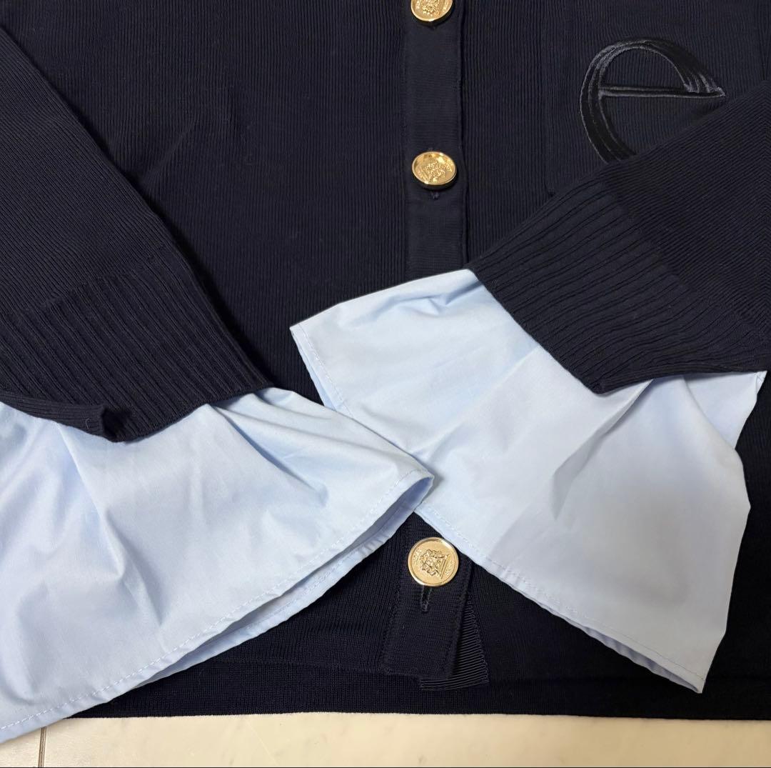 eimy istoire Attached collar ニットジャケット