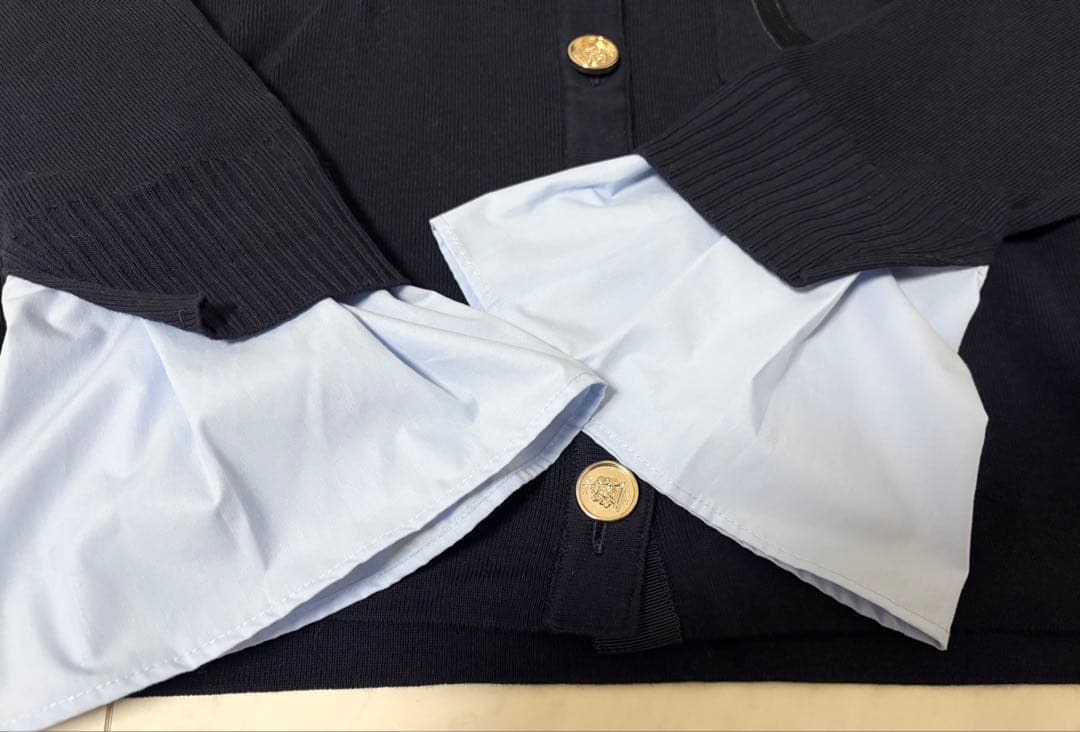 eimy istoire Attached collar ニットジャケット