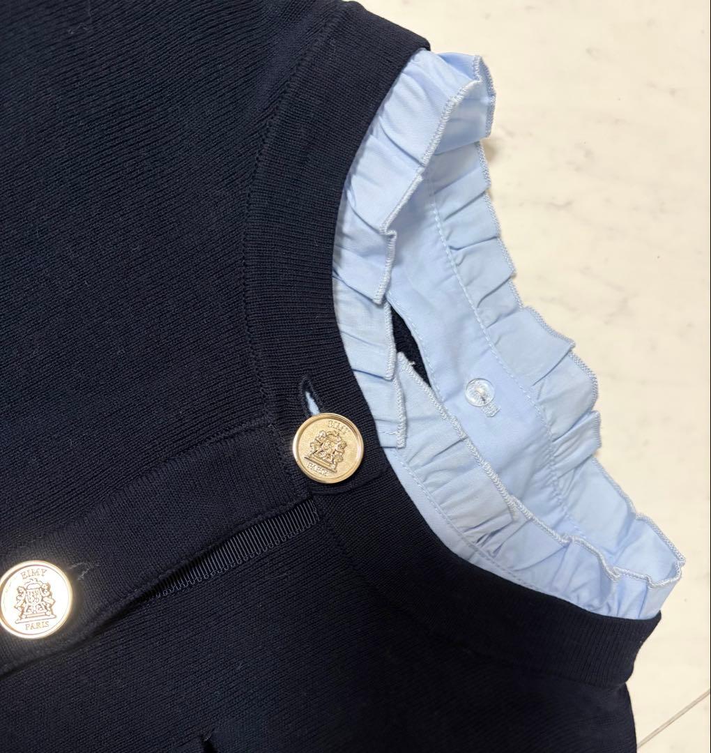 eimy istoire Attached collar ニットジャケット