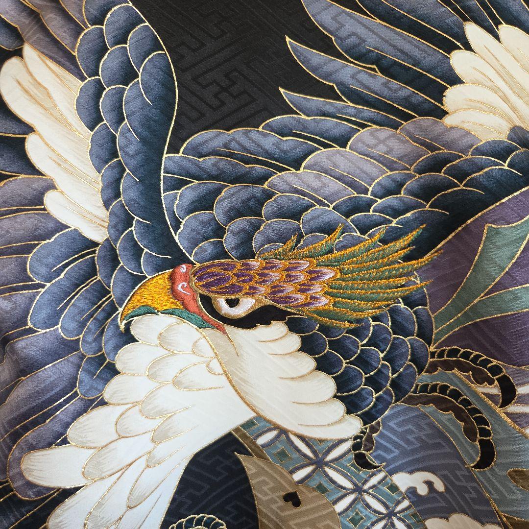 さや　　No25 正絹　男の子お祝い着物　襦袢セツト　　七五三 逸品